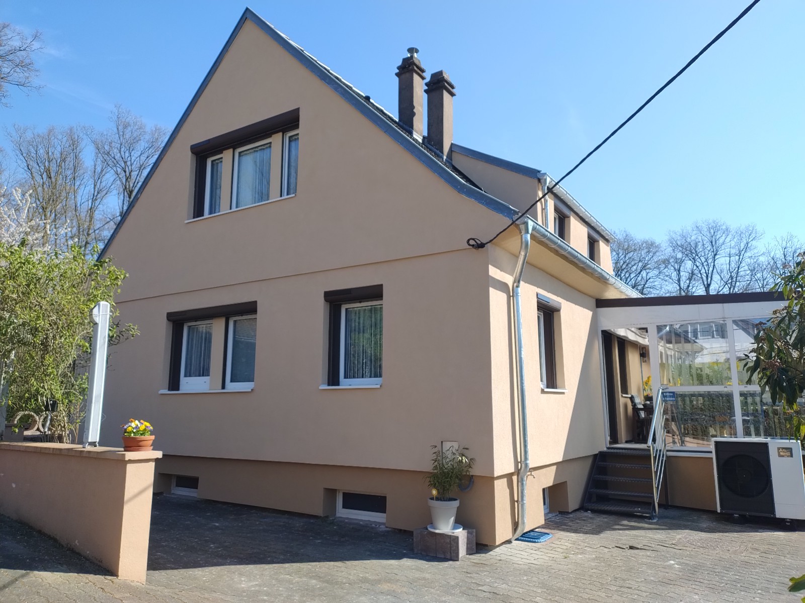 Façade rénovée à Hombourg-Haut