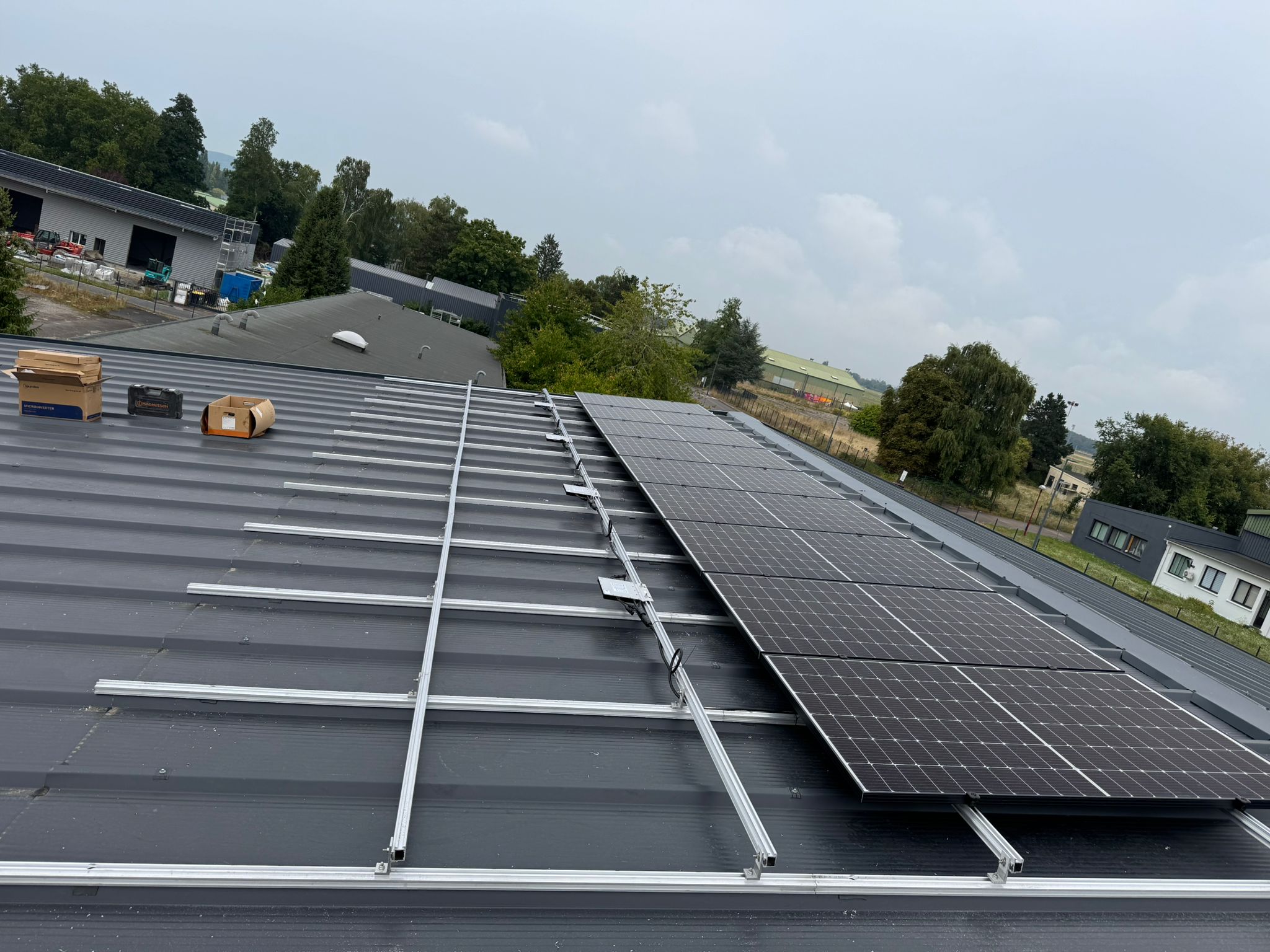 Installation photovoltaïque à Augny